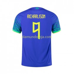 Camisola Brasil RICHARLISON 9 Homem Equipamento Segundo 2022 Manga Curta